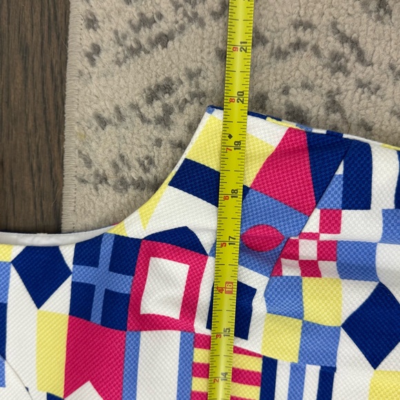 Vineyard Vines Multicolor Nautical Flag Dress Sz 14 - Picture 5 of 5
